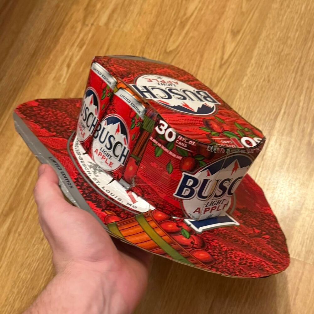 busch Men's Red Hat - Picture 2 of 2